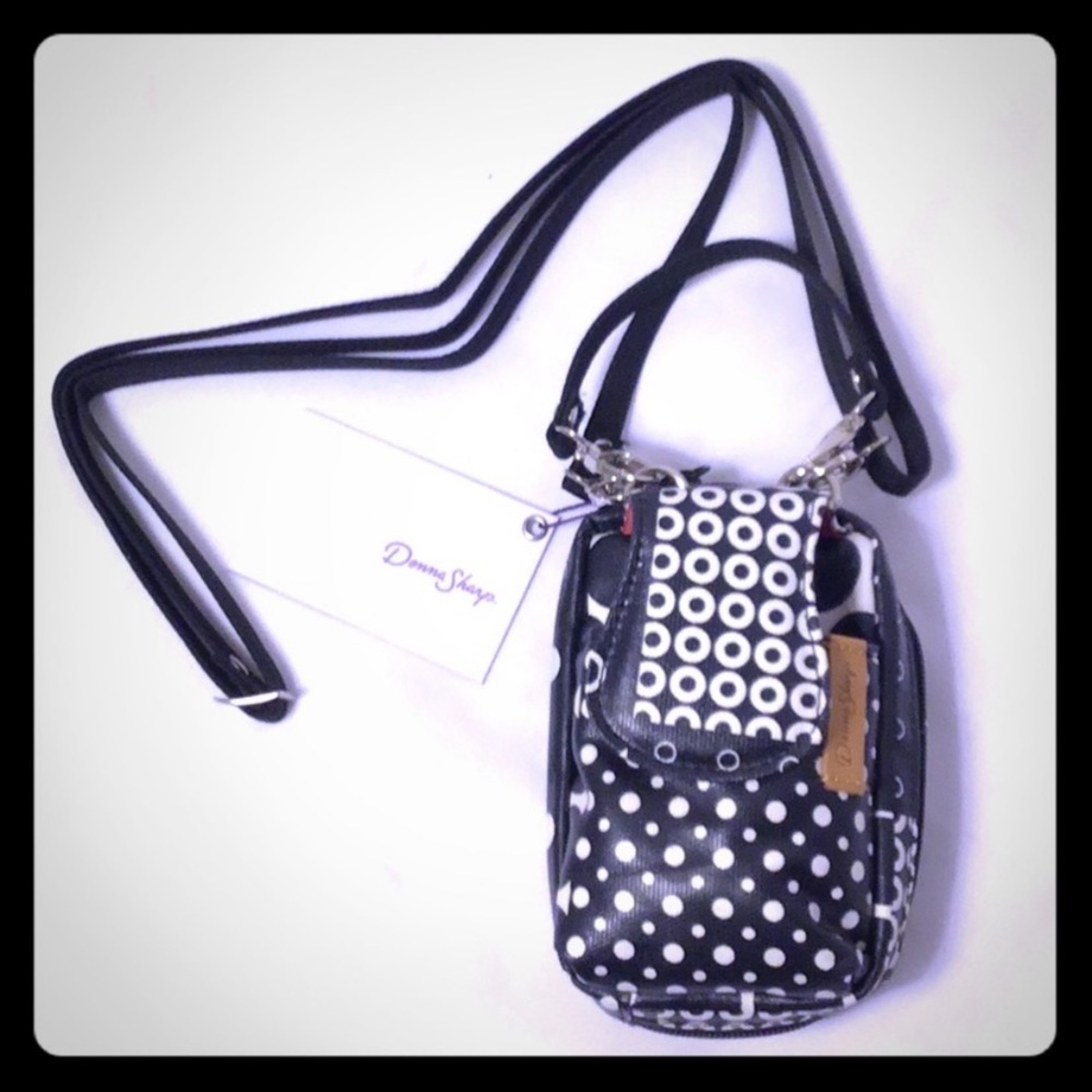 Donna Sharp Cell phone Purse Stafford Laminated